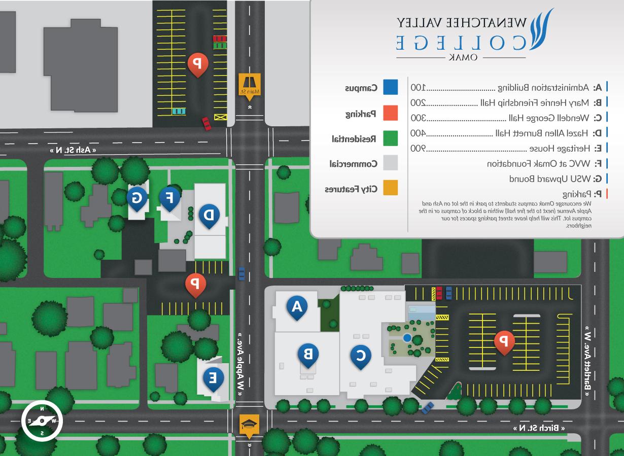 Omak Campus Map